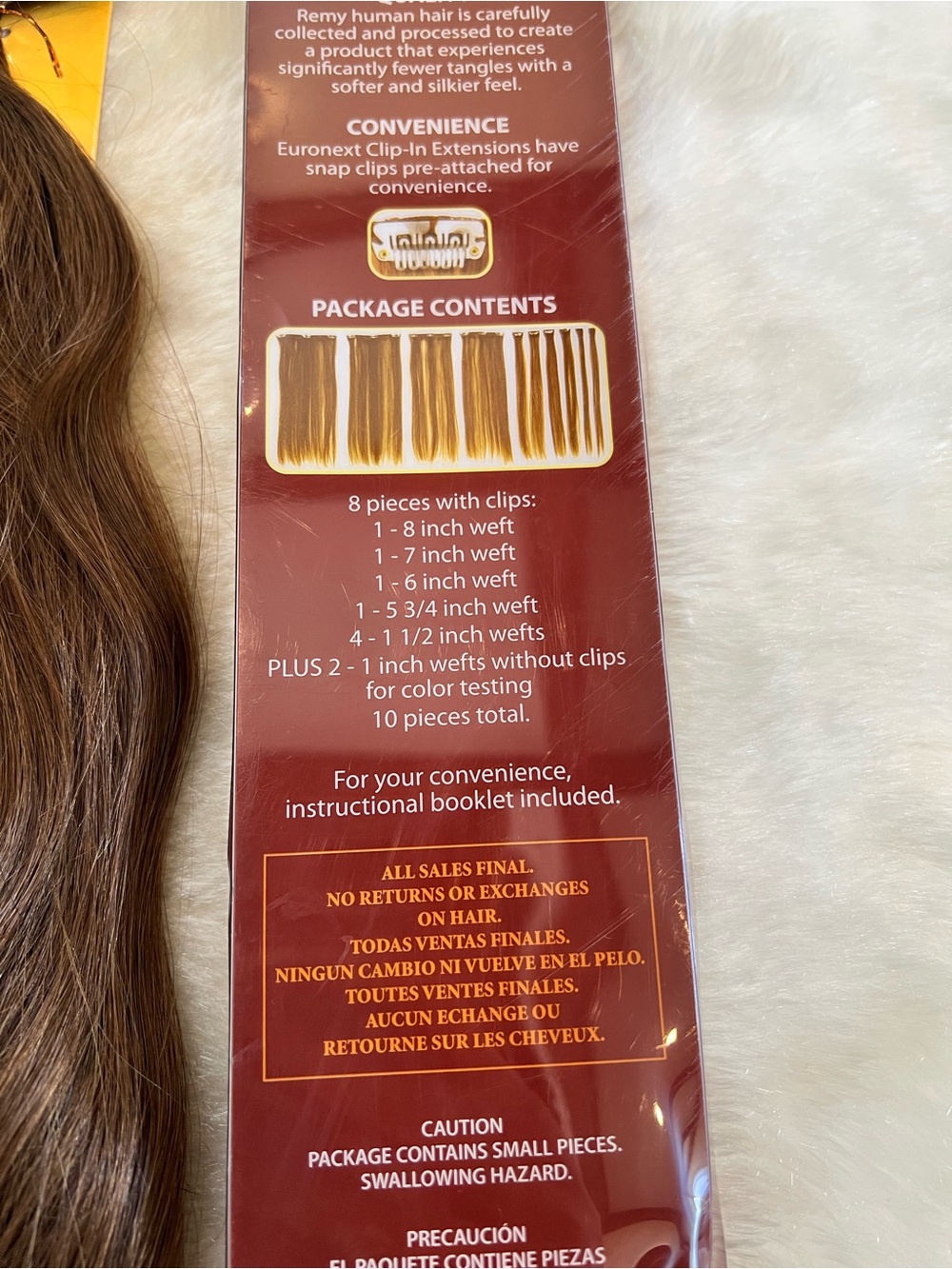 EURONEXT Seamless 100% Remy Human Hair Extension - Picture 8 of 8